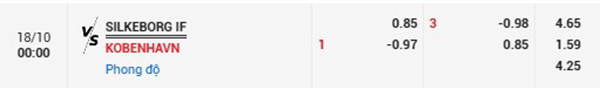TLSilkeborg IF vs Copenhagen